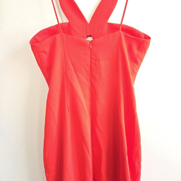 New Torn By Ronny Kobo Anna Crepe Crimson Dress Spring 2025 Size Medium NWT - Picture 12 of 15